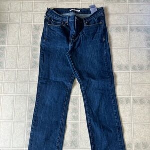 Levi's 505 straight size 8 classic Blue Denim Jeans